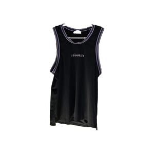 YoungLA Men's Basketball Jersey Tank Top Size Large Black Purple Mesh XIV 14